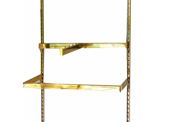 Steel Plating Store Display Stand Accessories Golden Color Display Hanging Bars supplier
