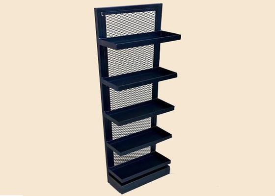 Metal Power Coated Retail Store Display Shelves , Commercial Shop Display Racks supplier
