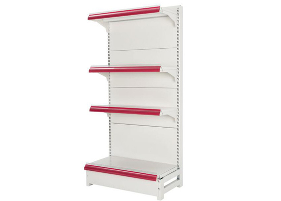 Iron Steel 4 Layers Supermarket Display Racks With Double Sided / Single Sided supplier
