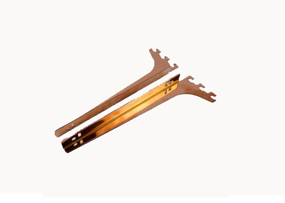 304# Steel Plating Golden Color Hooks For Garment Store Display Stand supplier