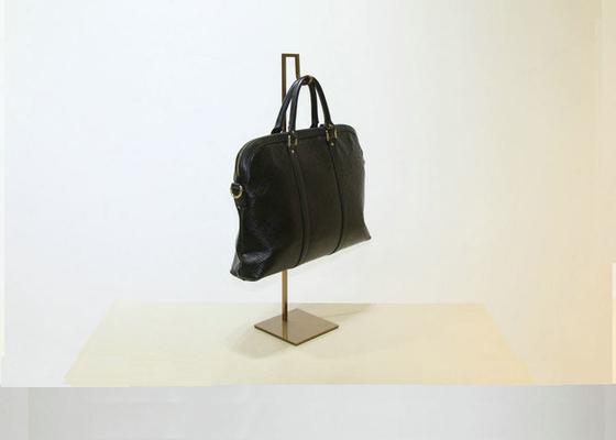 Metal Retail Handbag Holder Stand , Handbag Display Rack Adjustable Height supplier