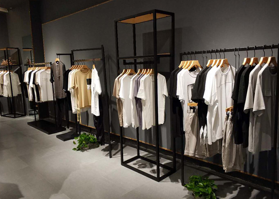 Men's Wear Retail Clothing Fixtures , Apparel Display Fixtures Creative Design supplier