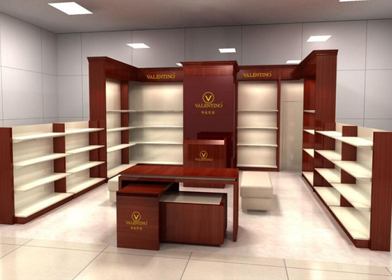 Custom Color Retail Clothing Display Racks And Shelves For Chain Shop / Hypermarket supplier