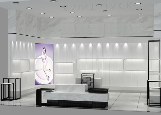 High End Bag / Shoe Shop Display Stands Modern Retail Fixtures For Interior Decoration supplier