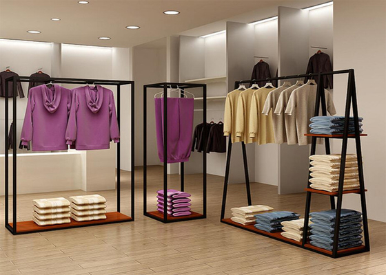 Women's Clothing Shop Apparel Display Stands For Shopping Mall / Chain Store supplier