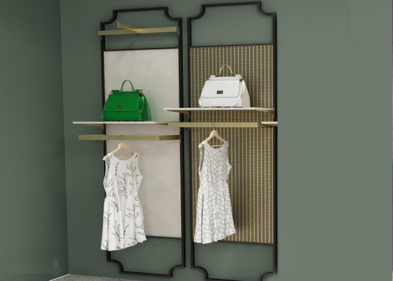 3D Design Clothes Display Stand / Clothing Store Wall Displays Fixtures supplier