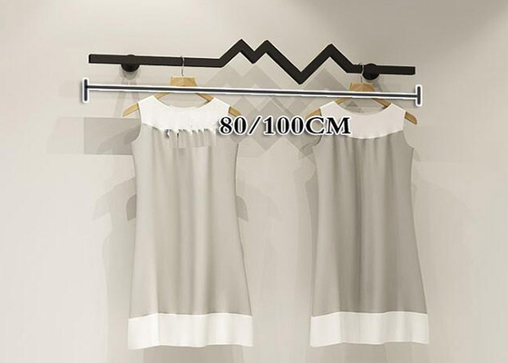 ODM Service Light Weight Clothes Display Stand  , Garment Display Stands With Special Shape Section supplier