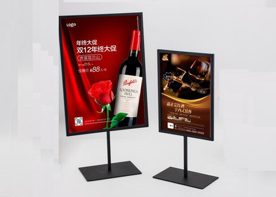 Black Iron Powder Coated / Silver Store Display Props Normally POP Stand supplier