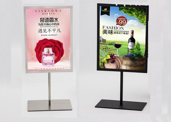 Black Iron Powder Coated / Silver Store Display Props Normally POP Stand supplier