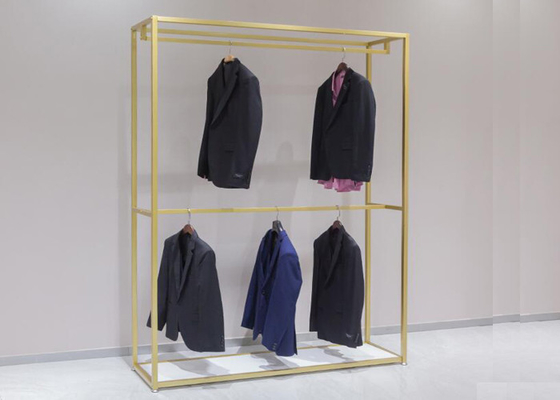 Wedding Shop Clothes Display Stand For Retial Shop With Shelf With Customized supplier