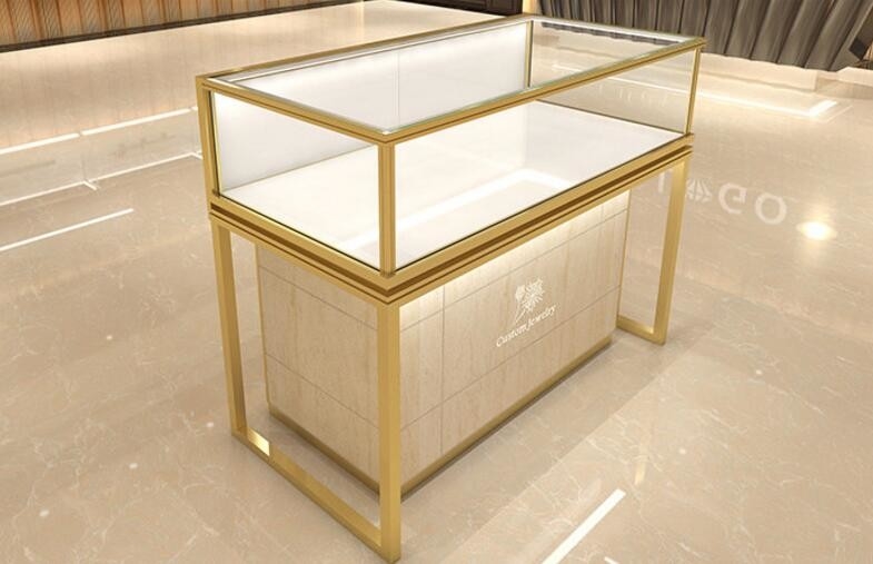 Fashion Wooden MDF Painting Jewelry Store Showcases / Jewelry Display Fixtures supplier