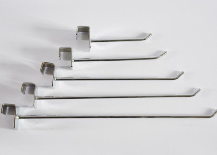 Steel Hooks Display Stand Accessories 120 / 150 / 200 / 220 mm Different Size supplier