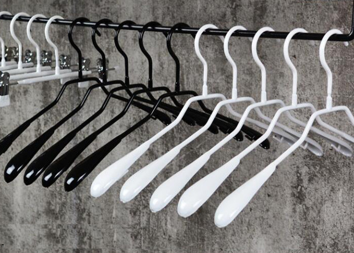 PVC Coating Non Slip Clothing Store Hangers For Coat / Trouser / Jacket / Suit supplier