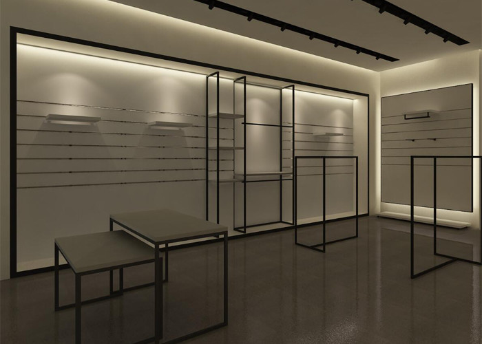 Custom Bra Chain Store Display Fixtures / Apparel Display Racks For Shopping Mall supplier